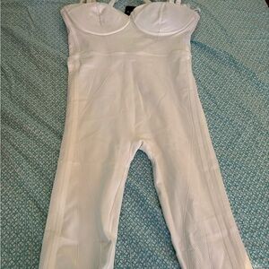 NWOT IVY PARK White Bodysuit with Peter Pan Collar